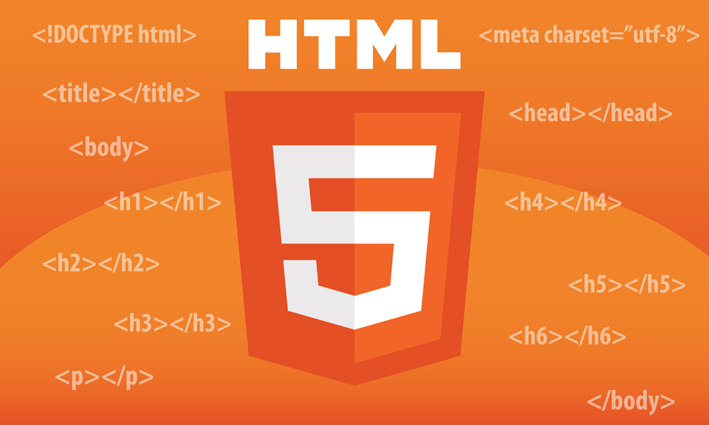het logo van html