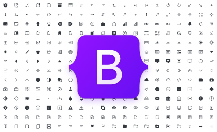 het logo van bootstrap
